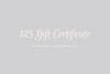 Gift Certificate