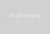 Gift Certificate