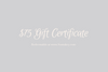 Gift Certificate
