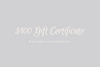 Gift Certificate