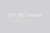Gift Certificate