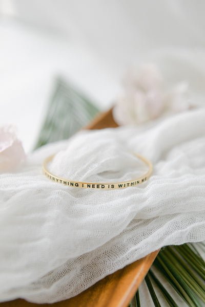 Everything I need Is Within Me